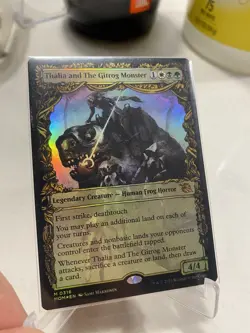 Thalia and The Gitrog Monster Showcase March of the Machine MTG NM Foil - Image 3