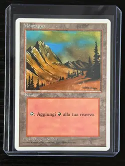 Magic MTG Italian Revised Mountain Artist Proof Near Mint - Only 50 Exist! - Image 3