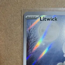Pokemon Litwick Illustration Rare Holo 101/086 Sv: White Flare 2025 - Image 2