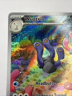 Wugtrio 224/091 Illustration Rare - Sv4.5: Paldean Fates Pokemon TCG - Image 3