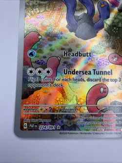 Wugtrio 224/091 Illustration Rare - Sv4.5: Paldean Fates Pokemon TCG - Image 4