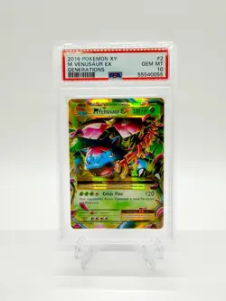 PSA 10 GEM MINT 2016 Pokemon XY Evolutions Mega Venusaur EX 2/108 - Image 1
