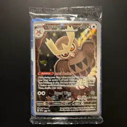 Noctowl - 141 (Pokemon Center Exclusive) 141 Sv Promo Stellar Crown SEALED - Image 1