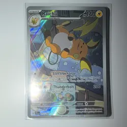 Pokemon Raichu 211/193 Paldea Evolved Illustration Rare Full Art Holo 2023 140 … - Image 1
