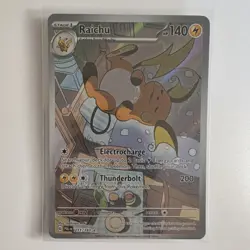Pokemon Raichu 211/193 Paldea Evolved Illustration Rare Full Art Holo 2023 140 … - Image 2