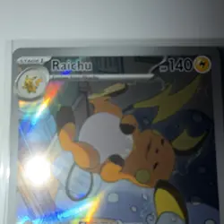 Pokemon Raichu 211/193 Paldea Evolved Illustration Rare Full Art Holo 2023 140 … - Image 3