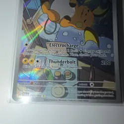 Pokemon Raichu 211/193 Paldea Evolved Illustration Rare Full Art Holo 2023 140 … - Image 4