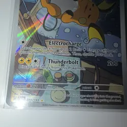 Pokemon Raichu 211/193 Paldea Evolved Illustration Rare Full Art Holo 2023 140 … - Image 5