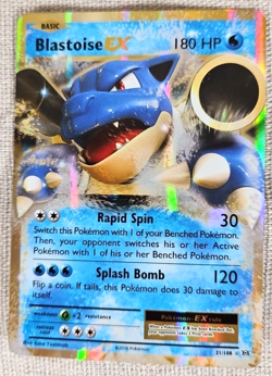 Pokemon TCG 2016 XY Evolutions Blastoise EX Rare Holo Card #21/108 Near Mint - Image 1
