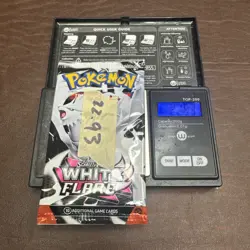~22.93g Heavy - Pokemon TCG S&V - White Flare Booster Pack! DEMI GOD PACKU - Image 1