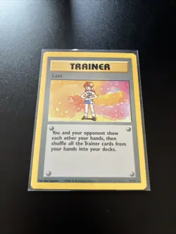 Lass - 75/102 - Rare - Unlimited Played Pokemon - Base Set - Image 1
