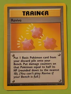 Revive - 89/102 - Base Set - Unlimited - Uncommon - Pokemon - WOTC - Played - Image 1