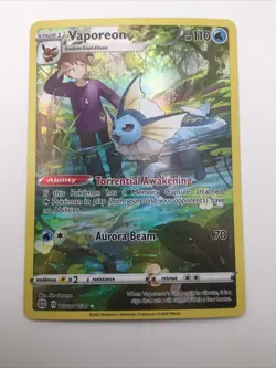 Vaporeon, TG02/TG30 Brilliant Stars Trainer Gallery, M/NM, Pokemon TCG - Image 1