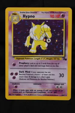 Hypno 8/62 LP Fossil Holo Unlimited Pokemon TCG - Image 1