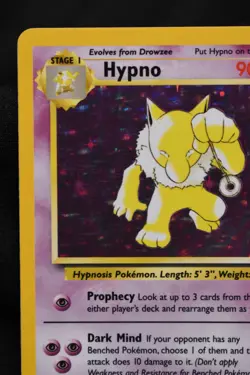 Hypno 8/62 LP Fossil Holo Unlimited Pokemon TCG - Image 2