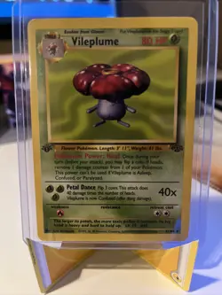 Pokemon TCG Vileplume Jungle 31/64 Regular 1st Edition Rare Lightly Played - Image 1