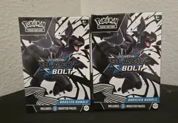 Pokemon TCG Scarlet & Violet Black Bolt Booster Bundle Box 2 Boxes English - Image 1
