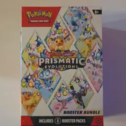 Pokemon Scarlet & Violet Prismatic Evolutions Booster Bundle Box English Eevee - Image 1