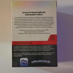 Pokemon Scarlet & Violet Prismatic Evolutions Booster Bundle Box English Eevee - Image 2