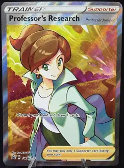 Pokemon TCG Professor’s Research Black Star Promo SWSH152 - Image 1