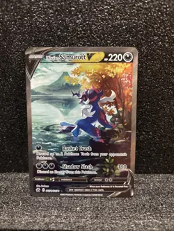 Pokemon TCG Hisuian Samurott V Crown Zenith Galarian Gallery GG51/GG70 - Image 1