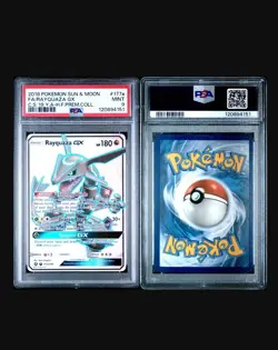 2018 Pokemon Alternate Art Hidden Fates Promos Rayquaza GX 177a/168 ✅ PSA 9 - Image 3