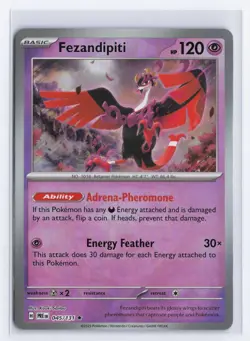 Fezandipiti 045/131 Master Ball Pokemon Prismatic Evolutions NM - Image 1