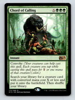 Magic 2015 (M15) #172 Chord of Calling Lightly played - Image 1