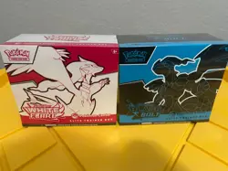Scarlet & Violet Black Bolt White Flare Pokemon Center Elite Trainer Box Set - Image 1