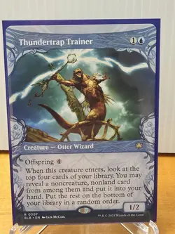 Thundertrap Trainer SHOWCASE #307 - Bloomburrow MTG - Image 1