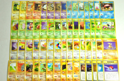 Pokemon card LOT 60 Old Back Japanese Pikachu Unown Meowth Eevee Jigglypuff etc… - Image 1