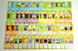 Pokemon card Base Set LOT 60 Old Back Japanese Charmander Pikachu Magikarp etc - Image 1