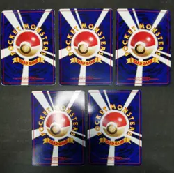 Pokemon card GYM Set LOT 60 Old Back Japanese Pikachu Machoke Haunter Meowth etc - Image 4