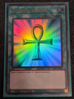 YUGIOH! Monster Reborn LART-EN074 Ultra Rare Lost Art NM - Image 1