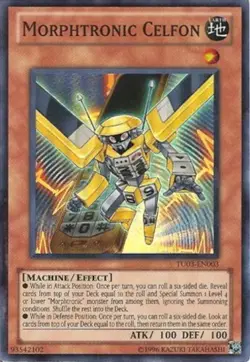 Yugioh! HP Morphtronic Celfon - TU03-EN003 - Super Rare - Unlimited Edition Heav - Image 1