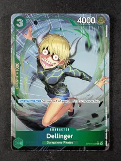 2024 One Piece DELLINGER #OP04-029 The Best Common Full Art English - Image 1