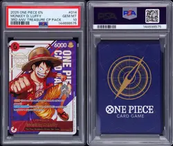 2025 One Piece 3rd Anniversary Treasure Campaign Pack 014 Monkey D. Luffy - Image 3