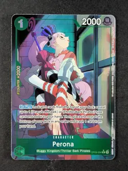 2024 One Piece PERONA #OP09-034 Emperors in the New World Alt Art Rare ENG - Image 1