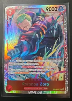 One Piece Roronoa Zoro EB04-007 SR ENGLISH OP15 - Mint - Image 1