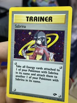 #2 Sabrina 20/132 Gym Challenge 2000 Holo Rare WOTC Pokemon Card TCG - Image 5