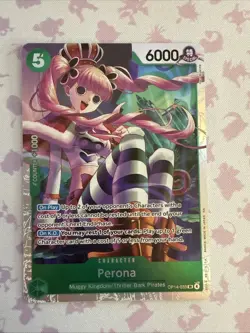 One Piece Card Game THE AZURE SEA'S SEVEN - PERONA SR OP14-033 ENGLISH CCG - Image 1