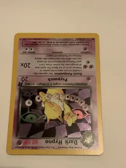 Pokemon TCG Dark Hypno TCG Holo Rare Card 9/82 Unlimited Team Rocket CLEAN - NM - Image 4