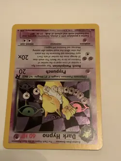Pokemon TCG Dark Hypno TCG Holo Rare Card 9/82 Unlimited Team Rocket CLEAN - NM - Image 5