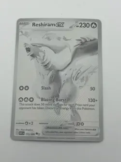 Pokemon TCG Reshiram EX White Flare English Holo Card 173/086 Ultra Rare NM🔥💎 - Image 1
