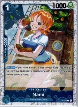 Nami (Jolly Roger Foil) P-053 English PRB01 - One Piece Card - NM - Image 1