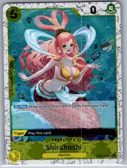 Shirahoshi (Jolly Roger Foil) OP03-116 English PRB01 - One Piece Card - NM - Image 1