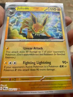 [MISPRINT ERROR] Jolteon 029/131 Prismatic Evolutions Pokeball Reverse Holo Card - Image 1