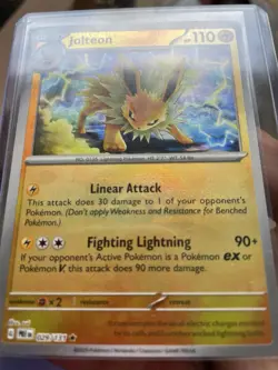 [MISPRINT ERROR] Jolteon 029/131 Prismatic Evolutions Pokeball Reverse Holo Card - Image 2