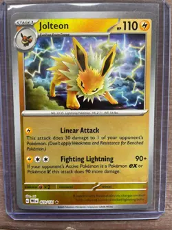 [MISPRINT ERROR] Jolteon 029/131 Prismatic Evolutions Pokeball Reverse Holo Card - Image 3