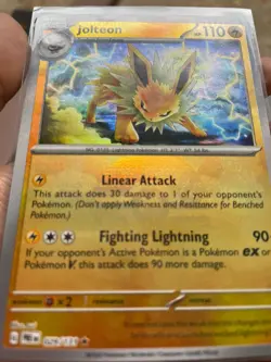 [MISPRINT ERROR] Jolteon 029/131 Prismatic Evolutions Pokeball Reverse Holo Card - Image 5
